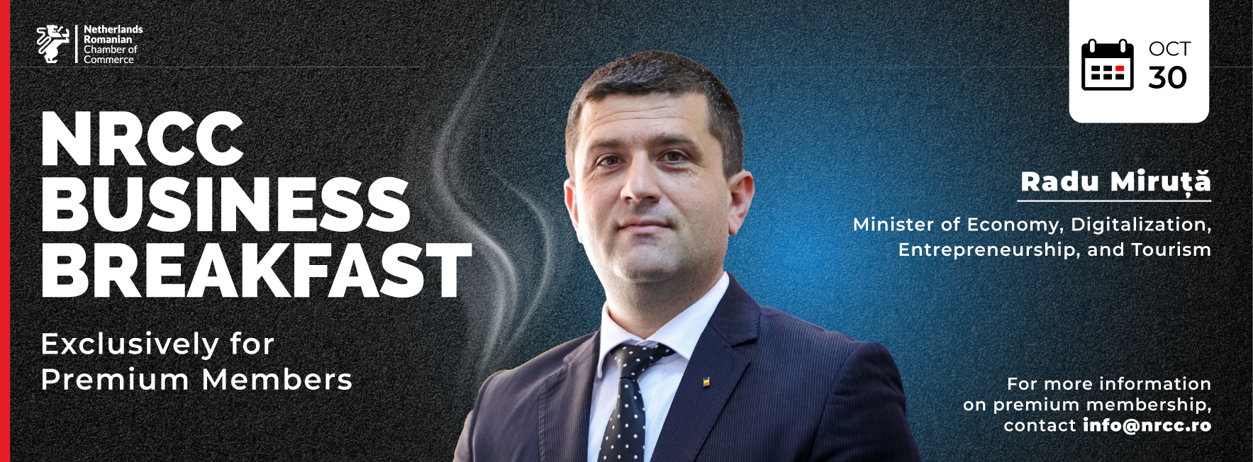 NRCC BUSINESS BREAKFAST WITH MR. RADU MIRUTA